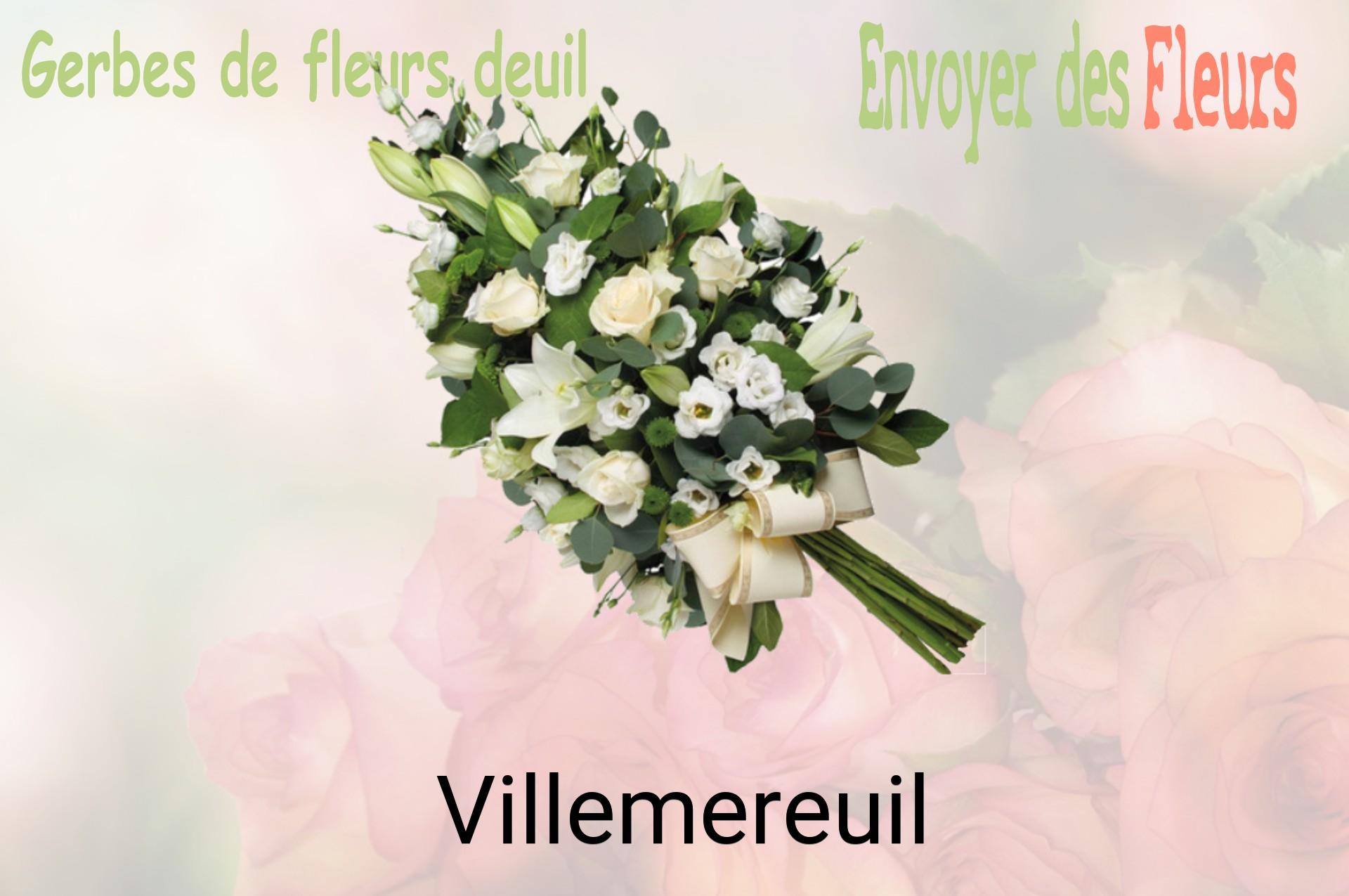 Gerbe de fleurs de deuil livrée à Villemereuil